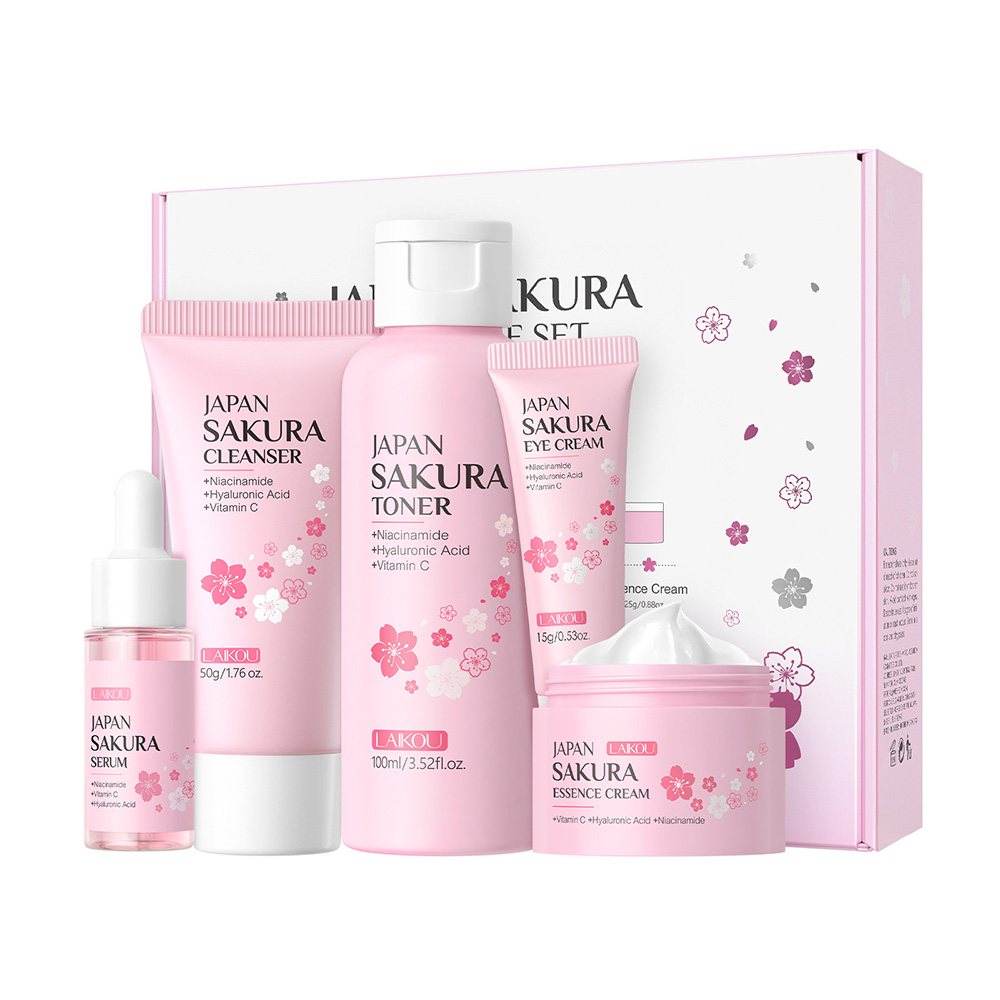 LAIKOU Sakura Kit de Cuidado d - Essence Serum Toner reseña y precio