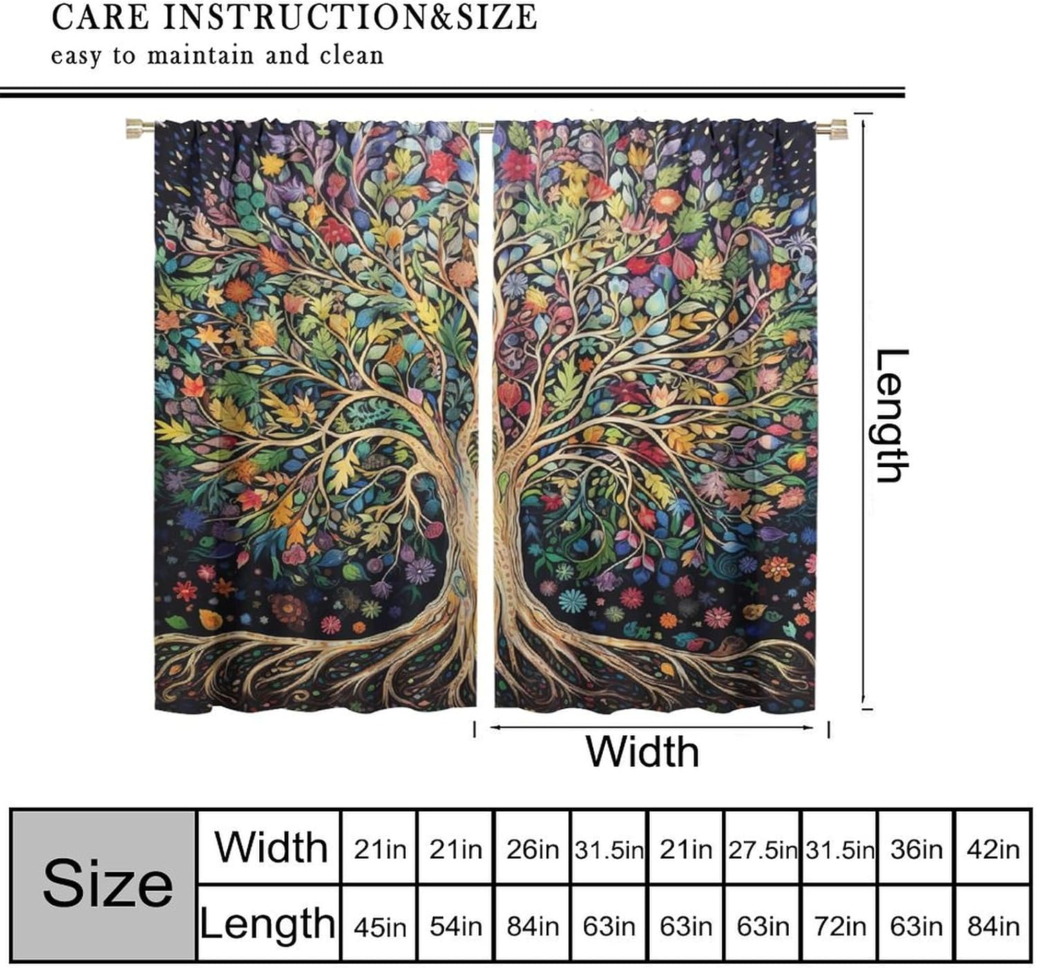Cortinas Árbol de la Vida, Cor - Korean Arts And Lifestyle reseña y precio