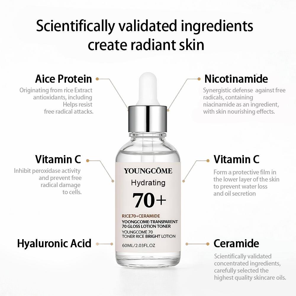 Loción Tónica Transparente 70  - Essence Serum Toner reseña y precio