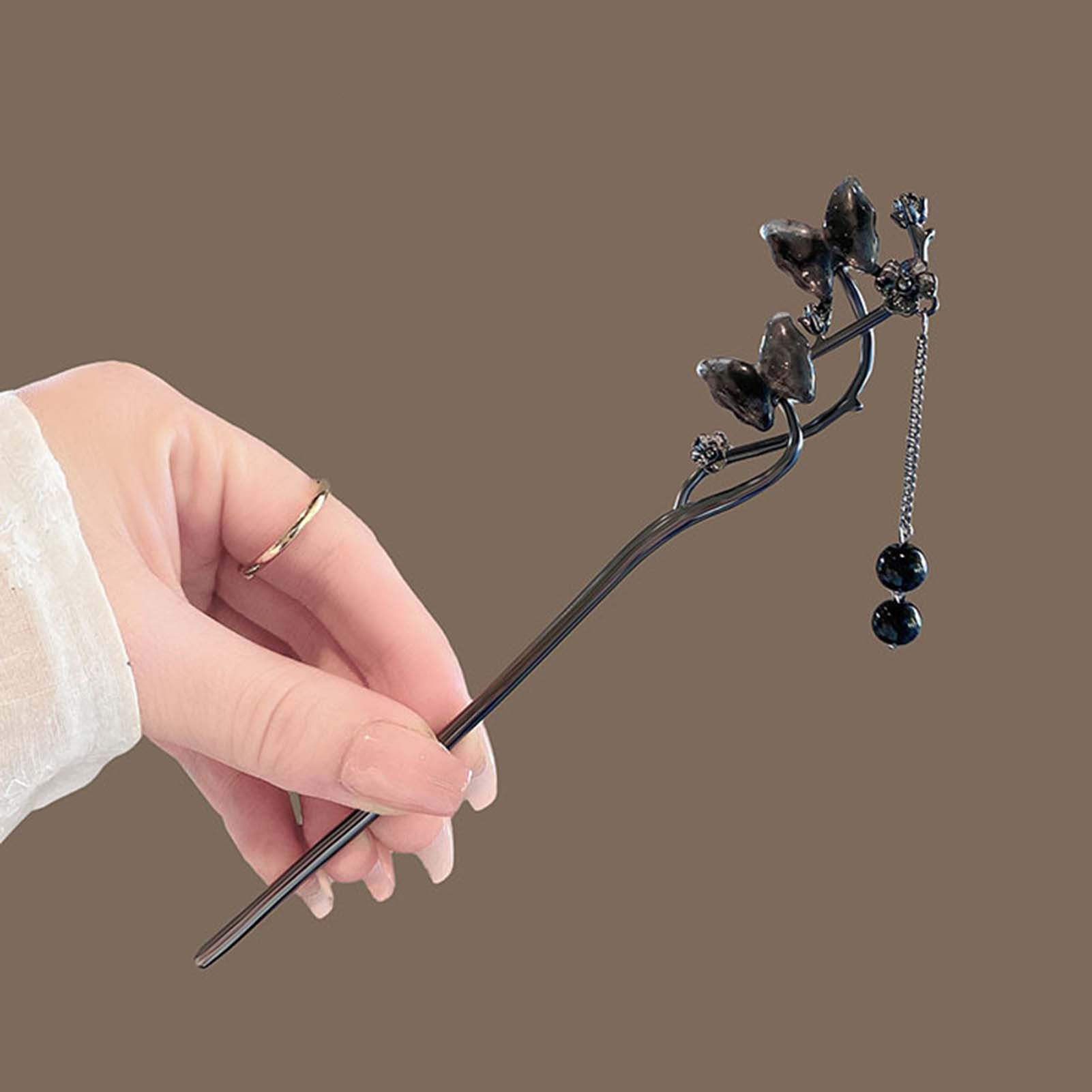 Horquillas de Metal Negras Est - Hanbok Hair Pin reseña y precio
