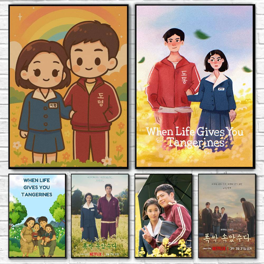 Pósteres coreanos de mandarina - Korean Arts And Lifestyle reseña y precio