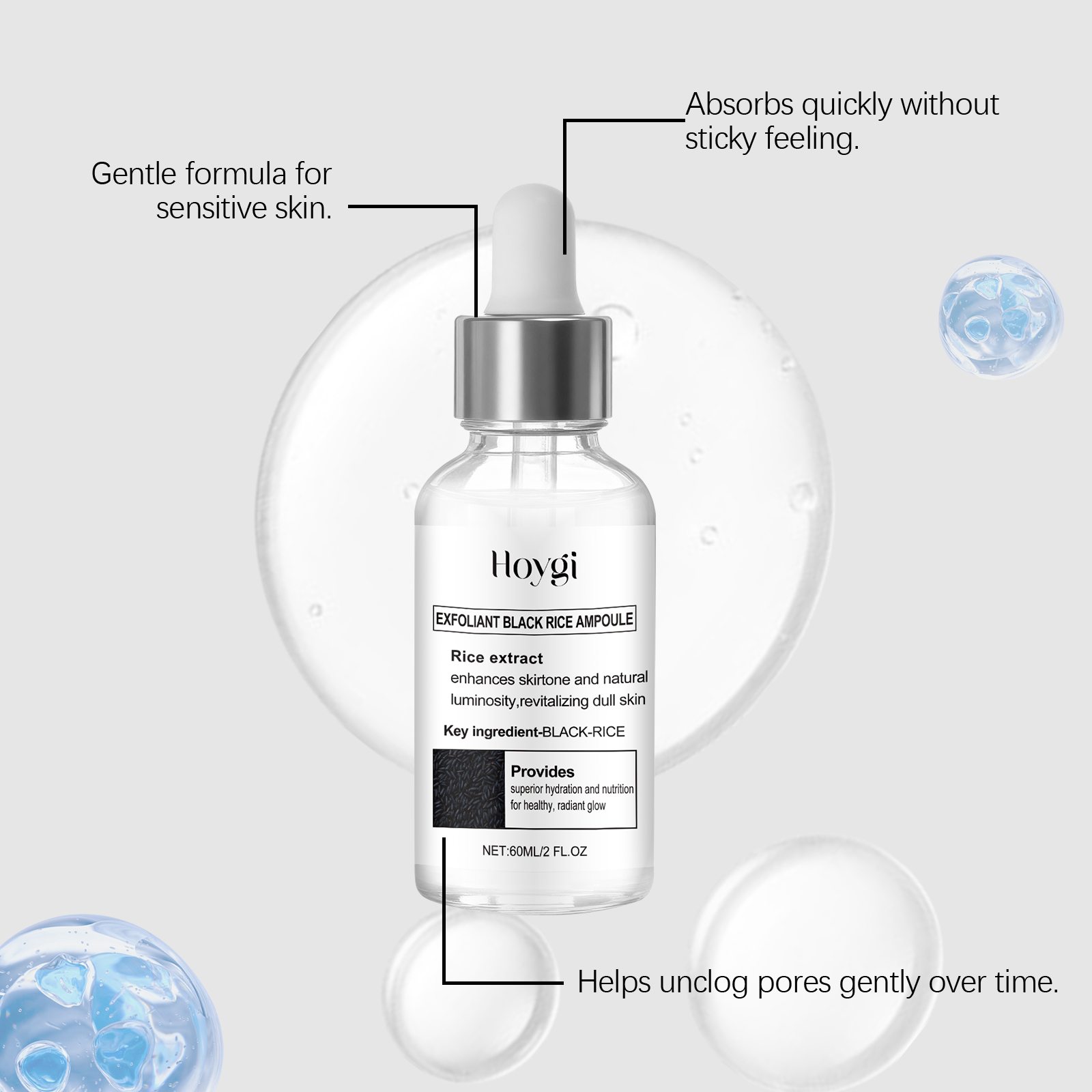 Ampolla de arroz brillante, ex - Essence Serum Toner reseña y precio